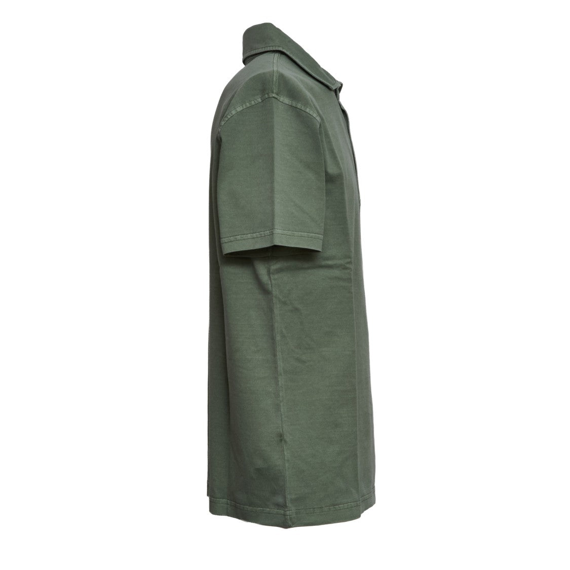 Fay Garment-Dyed Cotton Jersey Polo Shirt