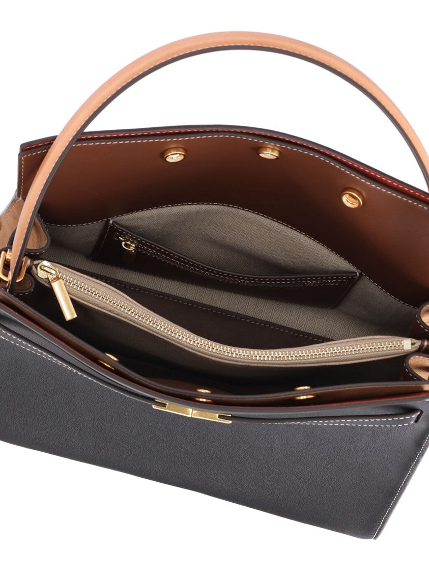 Tory Burch "Lee Radziwill" Handbag – Black