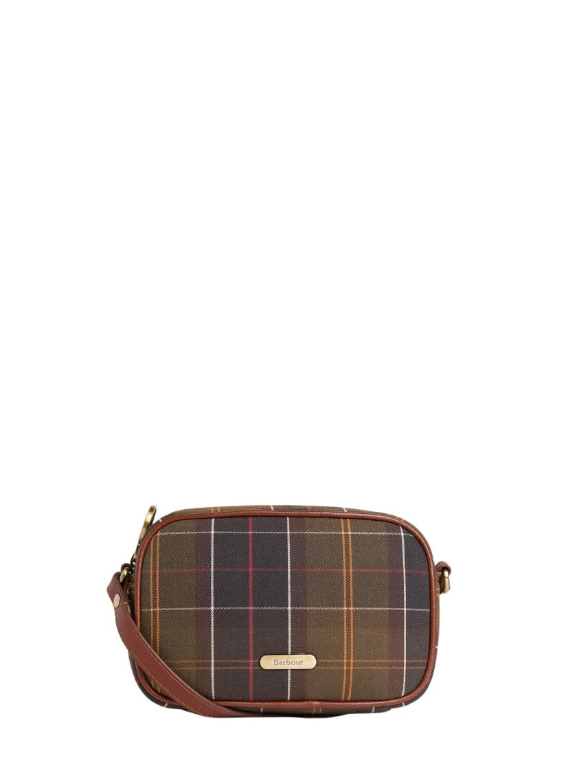Barbour Daphne Mini Tartan Crossbody Bag With Rounded Edges