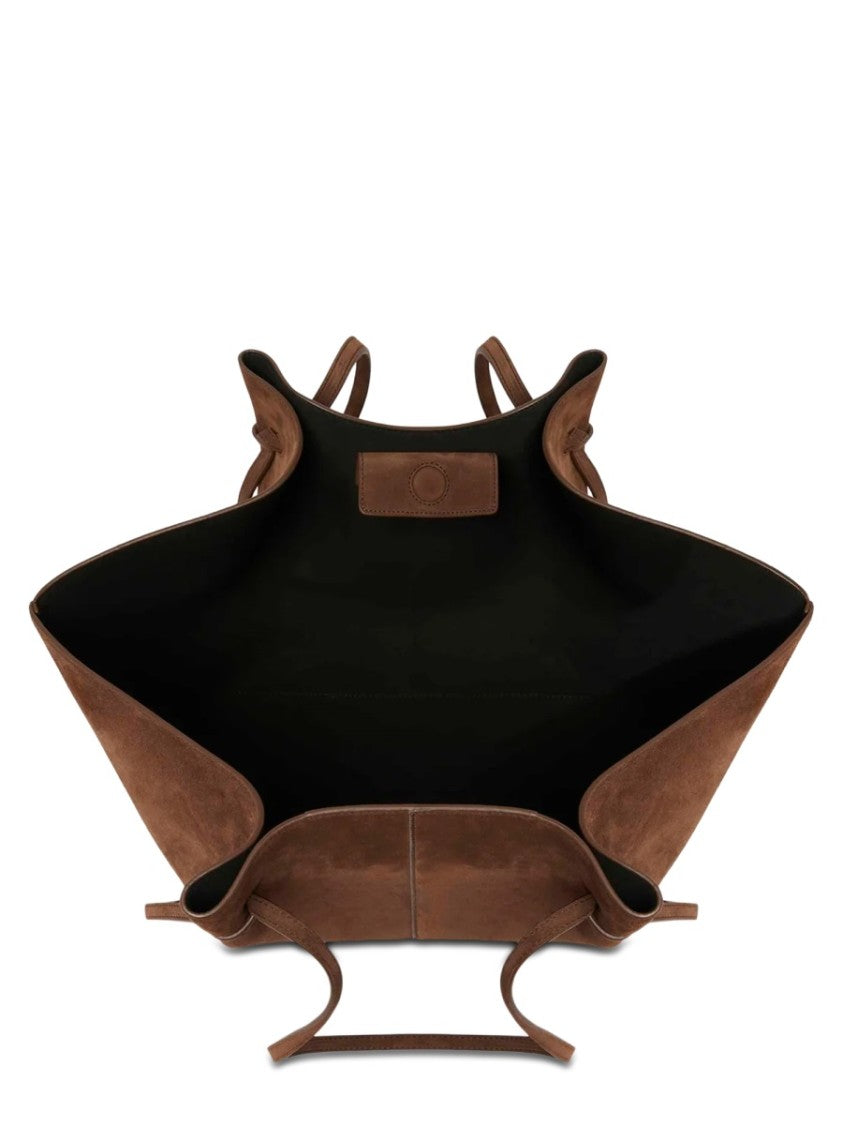 Yuzefi Large Mochi Brown Suede Bag