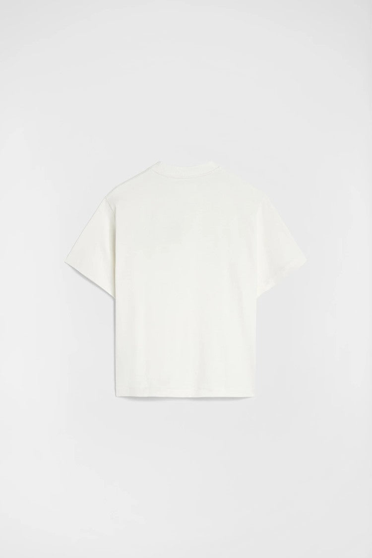 Jil Sander Relaxed Fit White Cotton T-Shirt