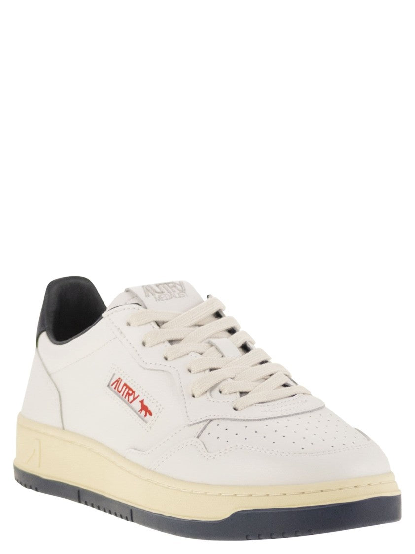 Autry X Maison Kitsuné Medalist Low-Top Sneakers