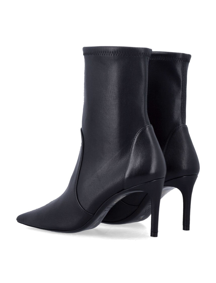 Stuart Weitzman Stuart Power 75 Stretch Sock Booties
