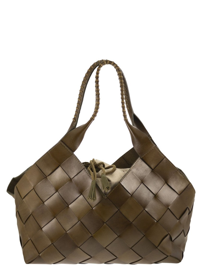 Dragon Castello - Braided Leather Bag