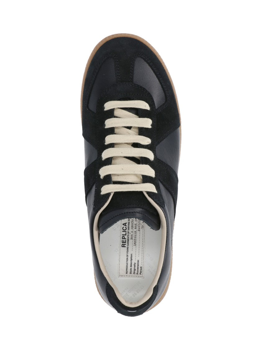 Maison Margiela Low-Top Sneakers With Suede Detailing