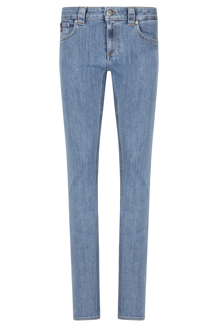 Dondup Jewel Detail Bootcut Stretch Denim Pants