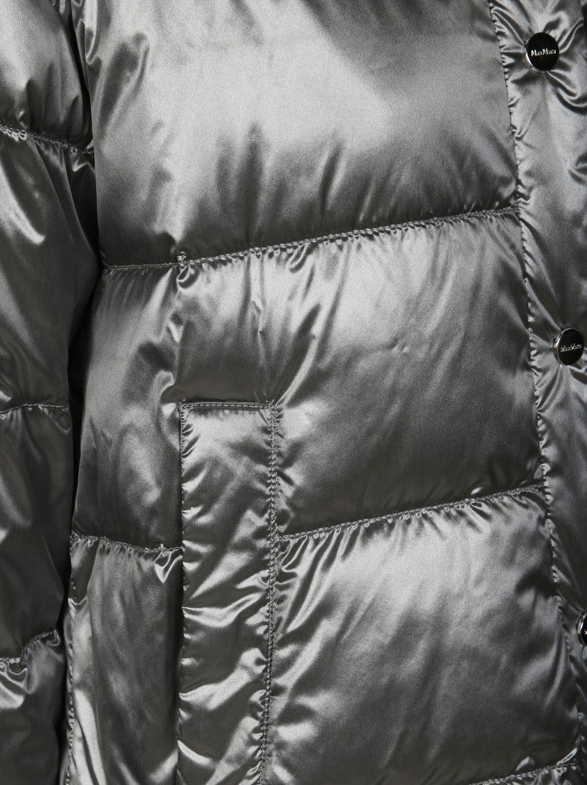 Max Mara Short Quilted Puffer Jacket With Hood