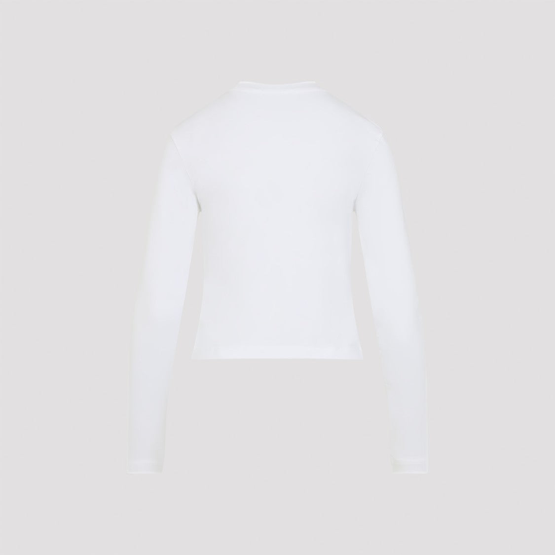 Jacquemus Fitted Long-Sleeve Top With High Neckline