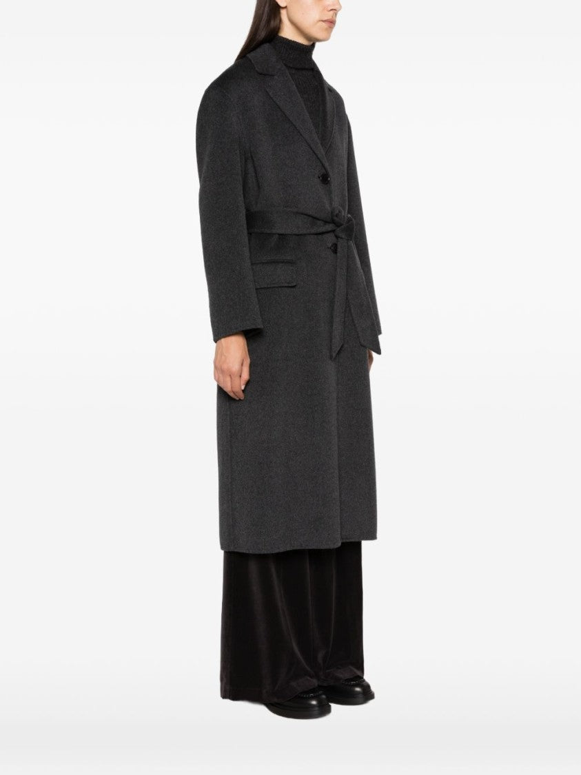Aspesi Belted Notch-Lapel Flap-Pocket Trench Coat