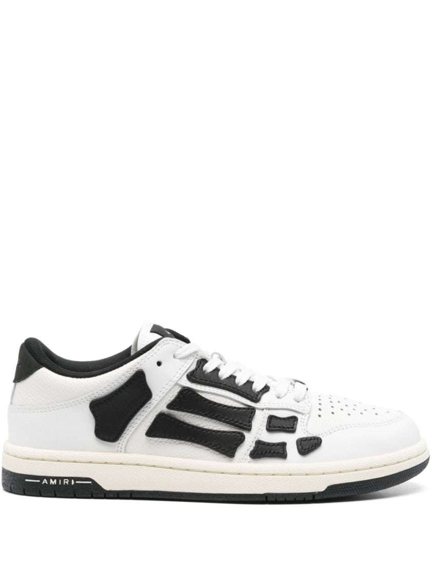 Amiri Distinctive Cut-Out Sneakers With Smooth Leather Finish