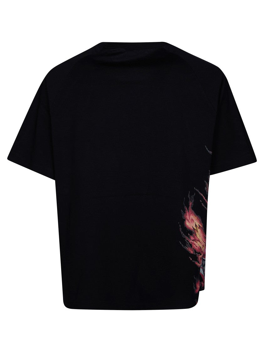 Y-3 Gfx Ss Tee Graphic Print Cotton T-Shirt
