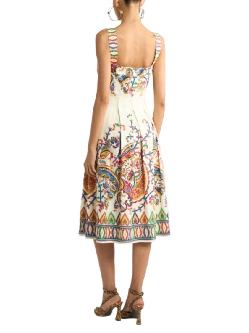 Etro Floral Paisley Print Sleeveless Dress