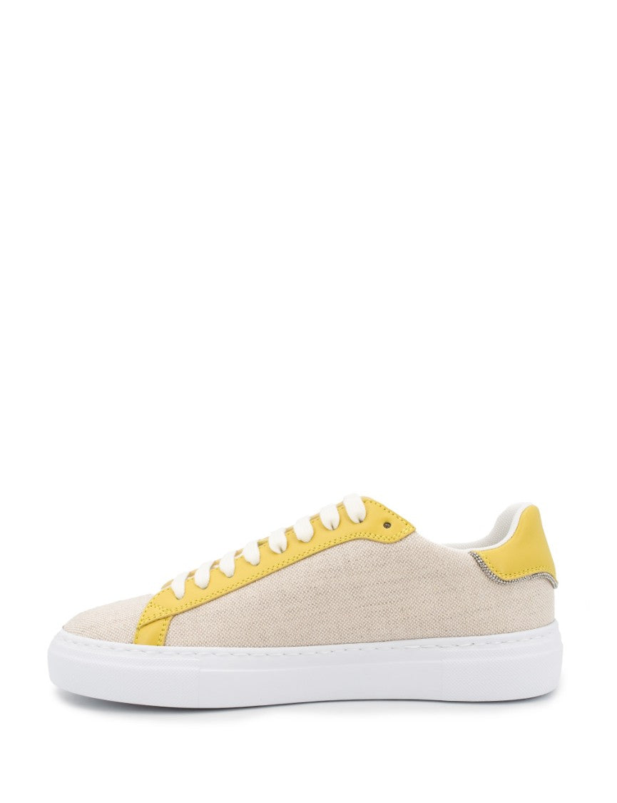 Fabiana Filippi Canvas And Leather Sneakers
