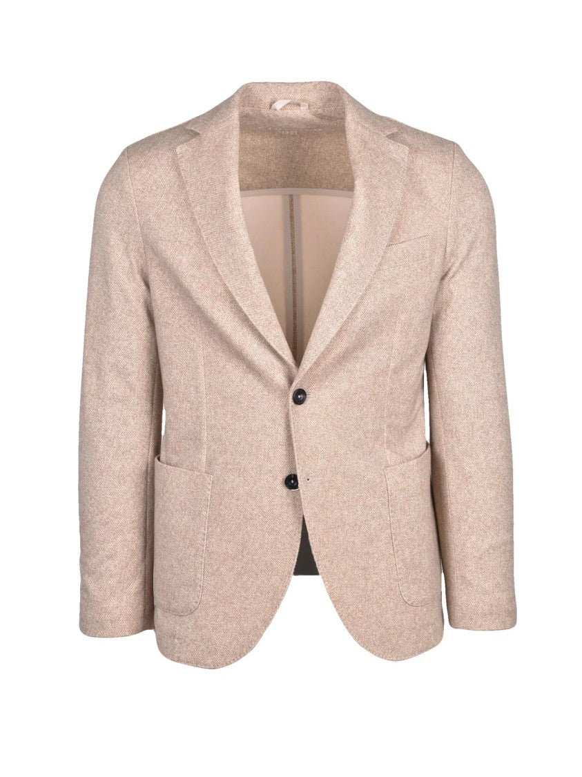 Circolo 1901 Beige Unlined Stretch Cotton Blazer