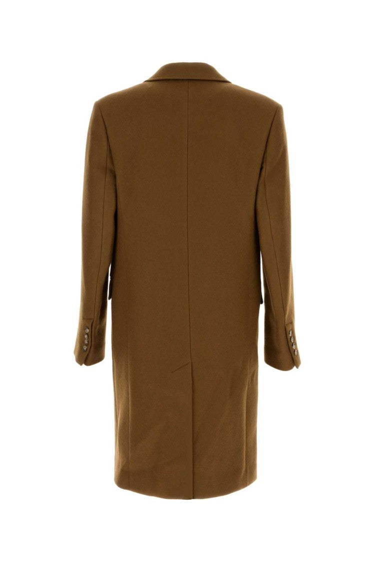 Ami Brown Wool Coat