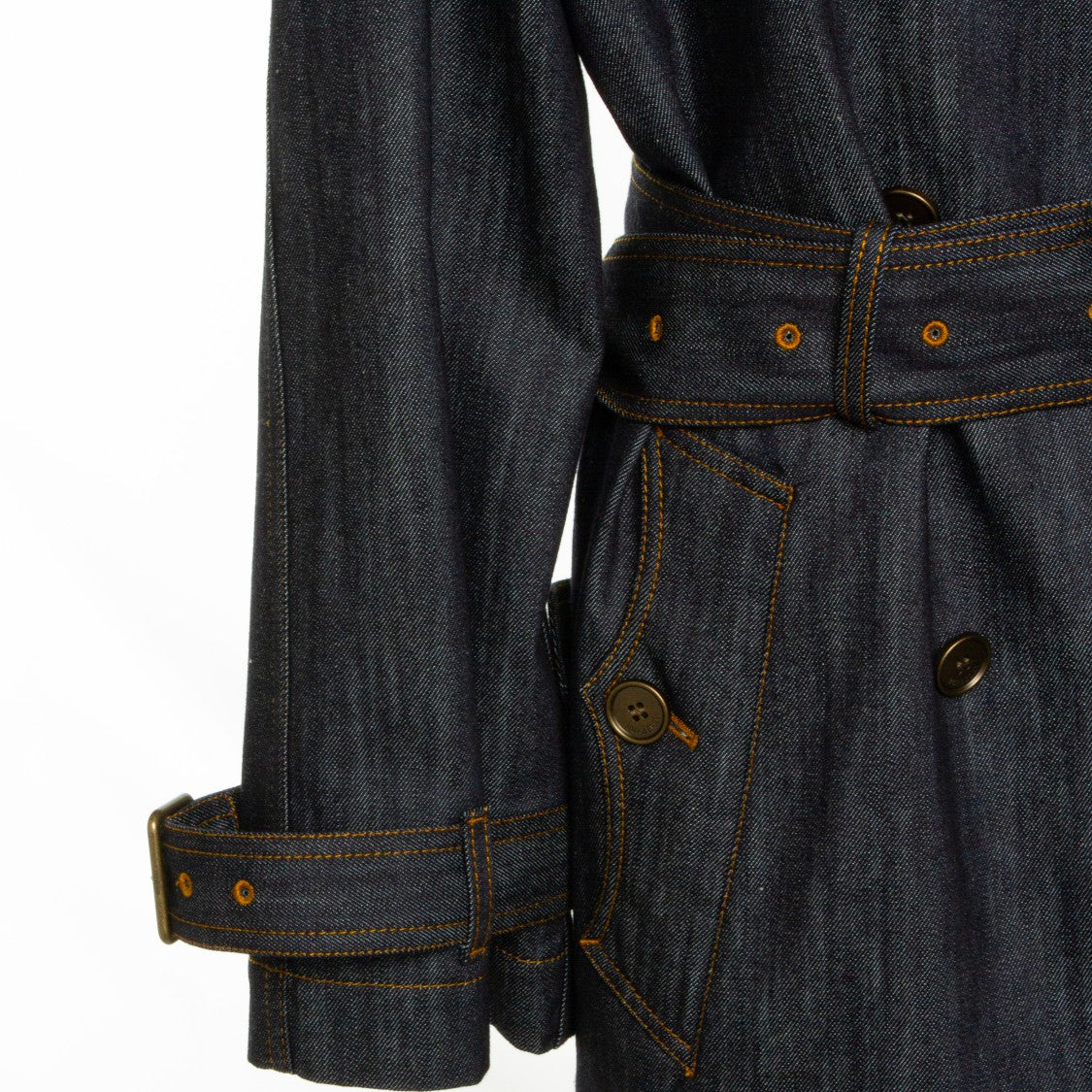 Burberry Dark Cotton Denim Jacket