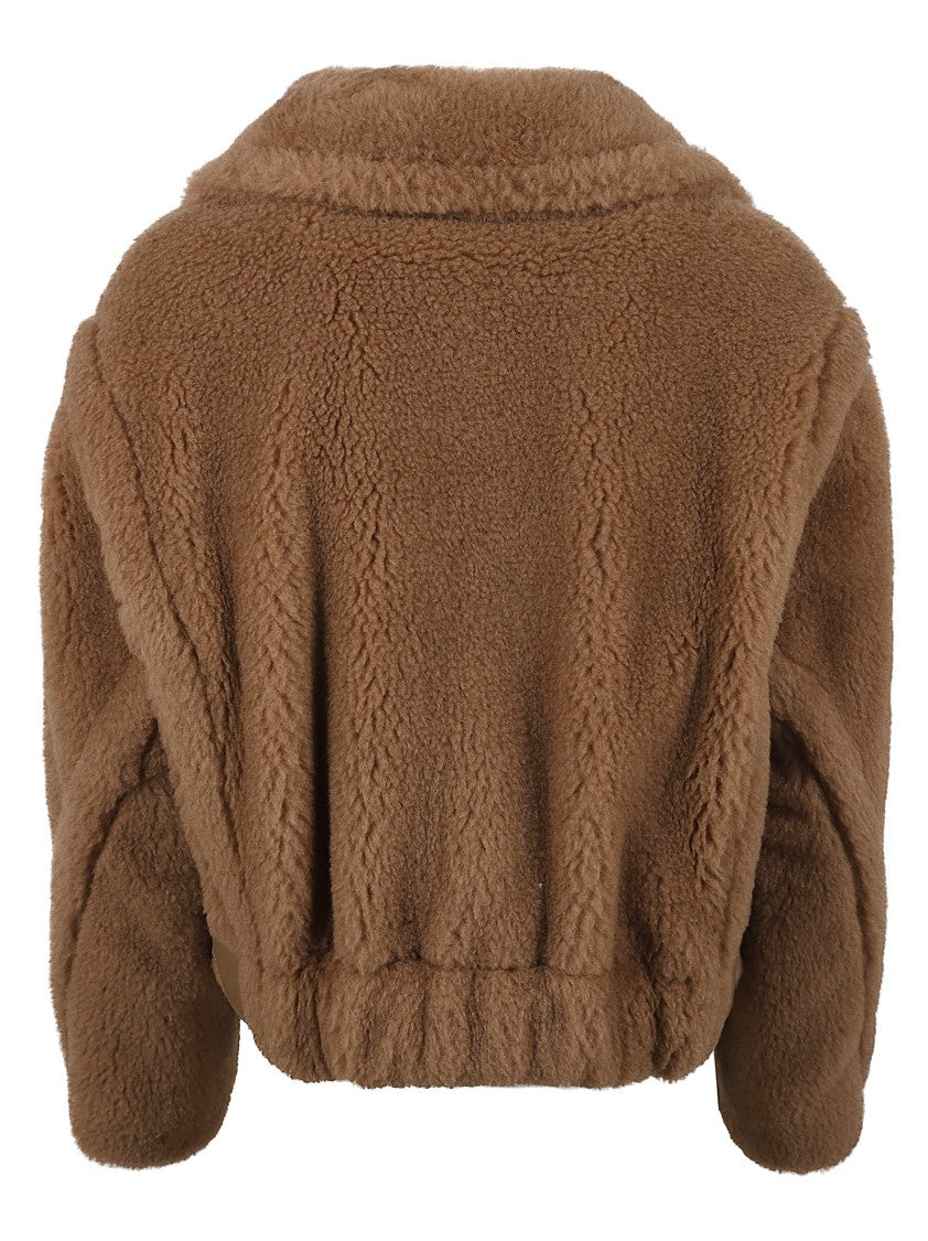 Max Mara Textured Camel Wool Coat