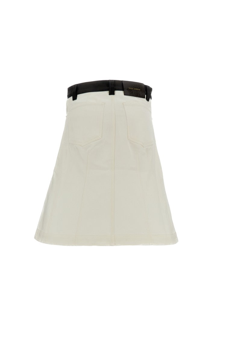 Wales Bonner Organinic Cotton Denim Skirt