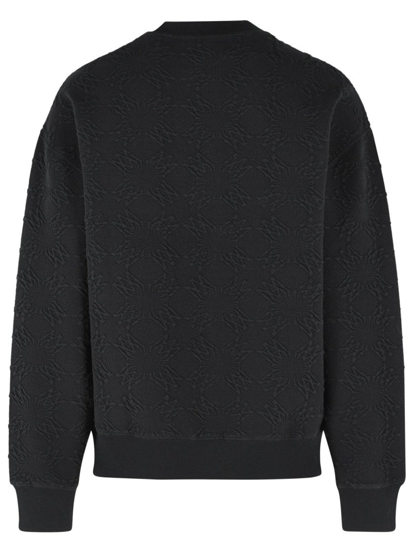 Amiri 'Ma Quad' Black Cotton Blend Sweatshirt