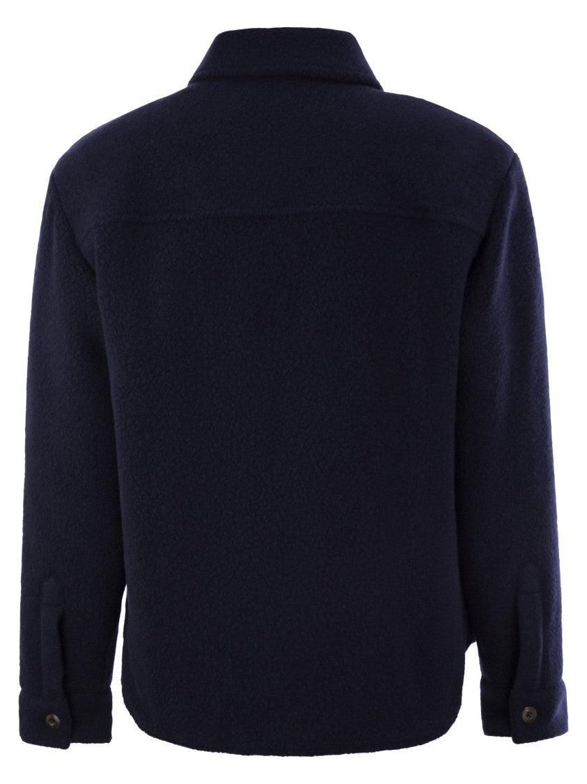 Fay Wool Over Shirt - Fay Archive