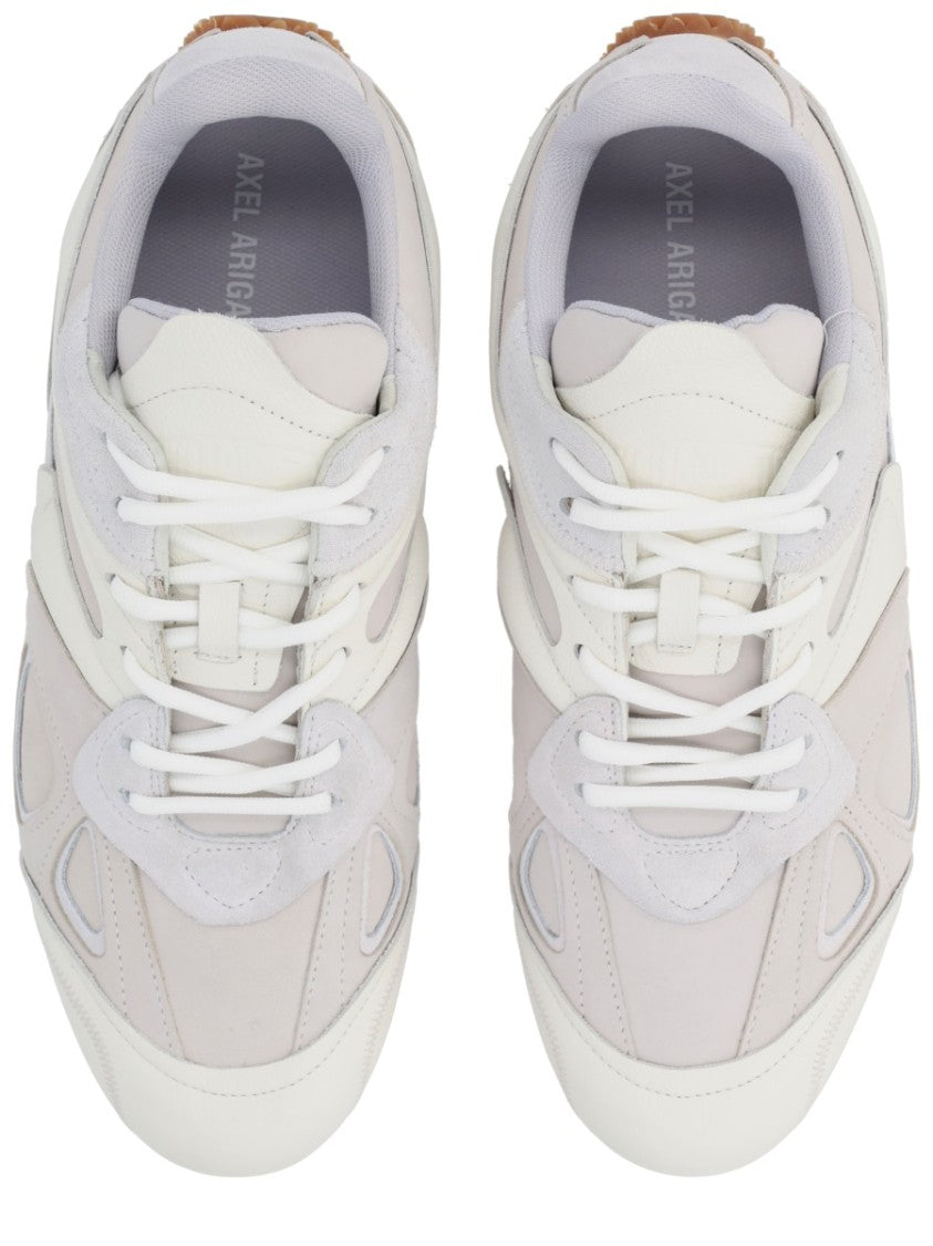 Axel Arigato Layered Off-White And Beige Low-Profile Sneakers