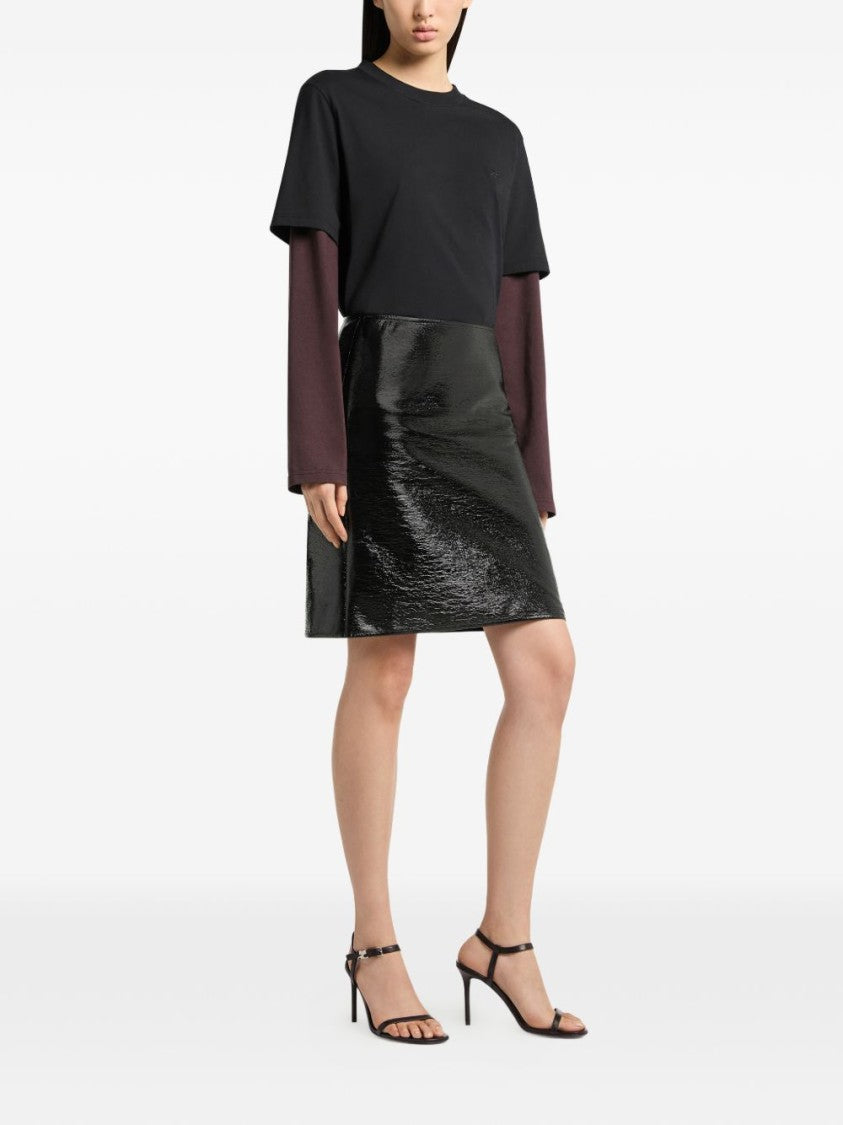 Courrèges Layered Short-Sleeve Underlay T-Shirt