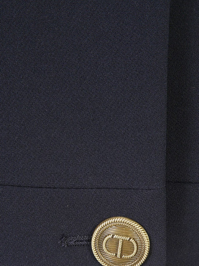 Twin-Set Cady-Texture Cropped Blazers