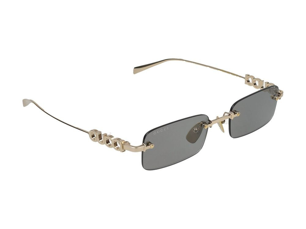 Gucci Sunglasses Gg1808s 003 Gold Gold Grey 52/20/145