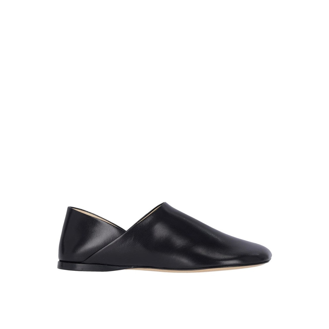Loewe Slipper Toy Black Leather Loafers