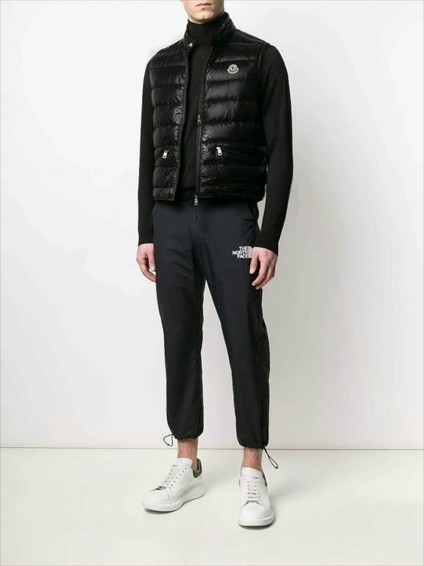Moncler Horizontal Quilted Black Puffer Vest