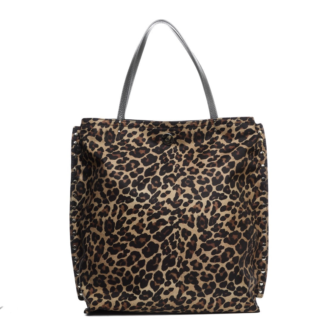 Zanellato A' Spasso Medium Nylon Fabric Bag Black Zoo