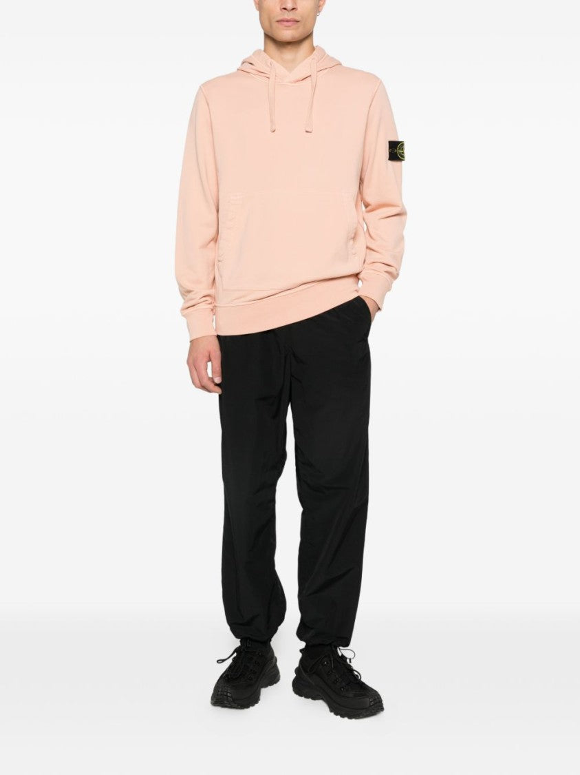 Stone Island Relaxed-Fit Cotton Hoodie With Subtle Logo Patch