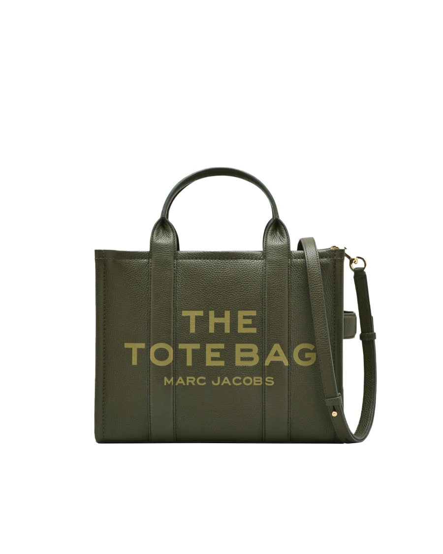 Marc Jacobs The Leather Medium Tote Bag Forest