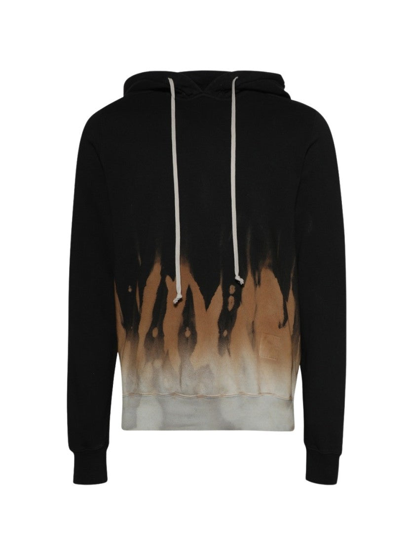 Drkshdw By Rick Owens Oversized Hoodie Black And Terra