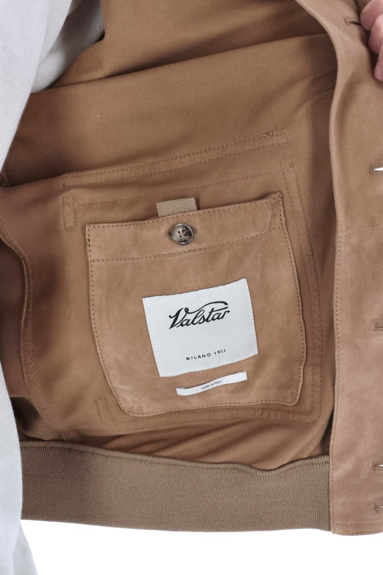 Valstar Classic Suede Jacket With Button-Up Front And Flap Pockets