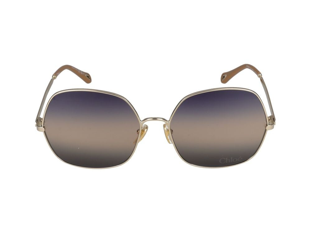 Chloé Sunglasses Chloé Ch0282s 002 Gold Gold Blue 60/17/140