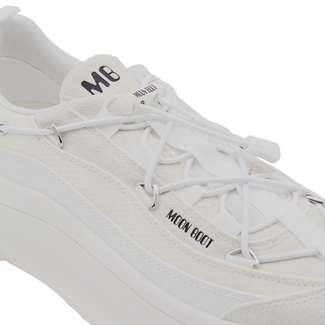 Moon Boot White Sneakers With Sculpted Design