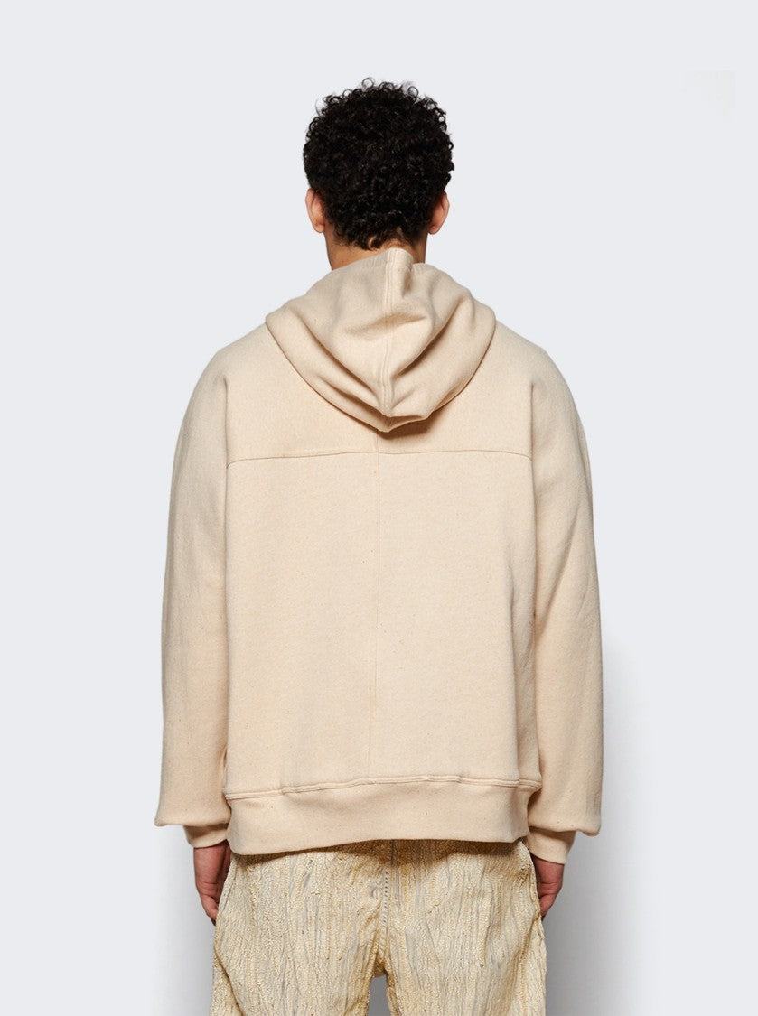 Rick Owens Hooded Cotton Windbreaker With All-Over Paneled Construction