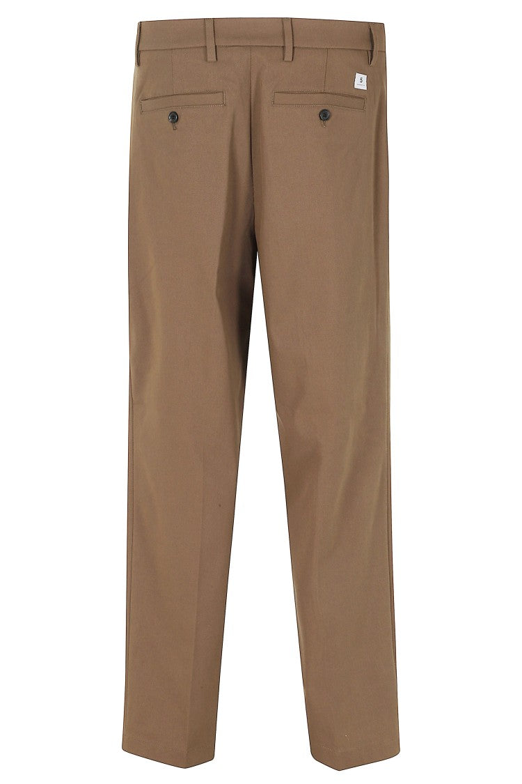 Department 5 Wide-Leg Pants With Single Pleat And Technical Drill Fabric