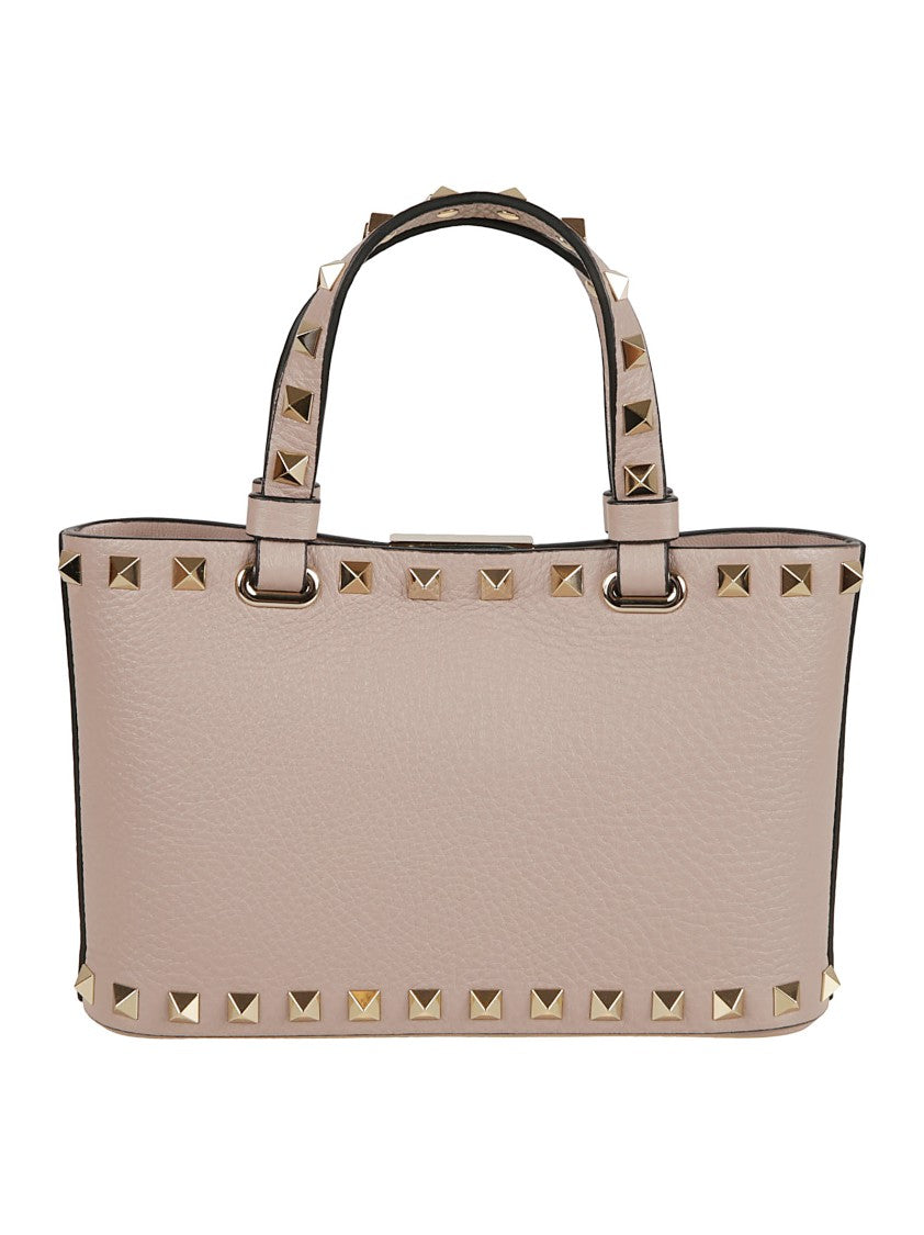 Valentino Garavani Rectangular Handheld Bag With Pyramid Studs