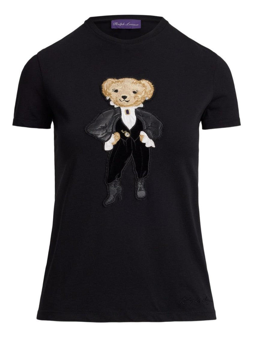 Polo Ralph Lauren Classic Black Cotton Jersey T-Shirt