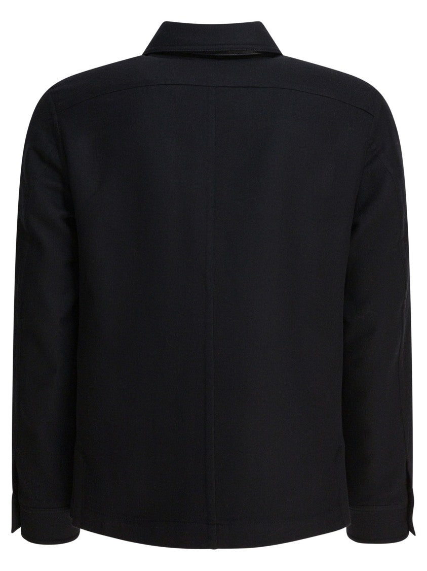 Tom Ford Double-Splittable Light Wool Outer Shirt