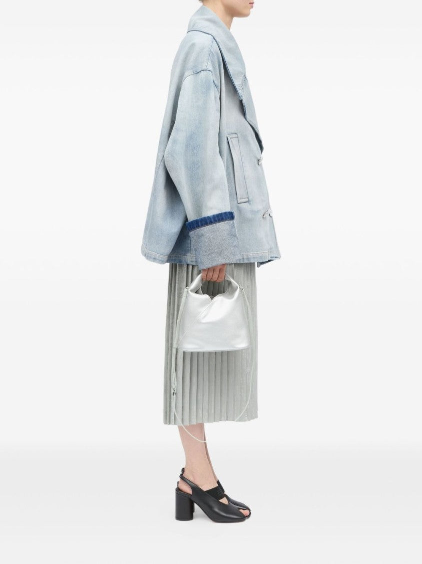 Mm6 By Maison Margiela Soft Metallic Finish Shoulder Bag