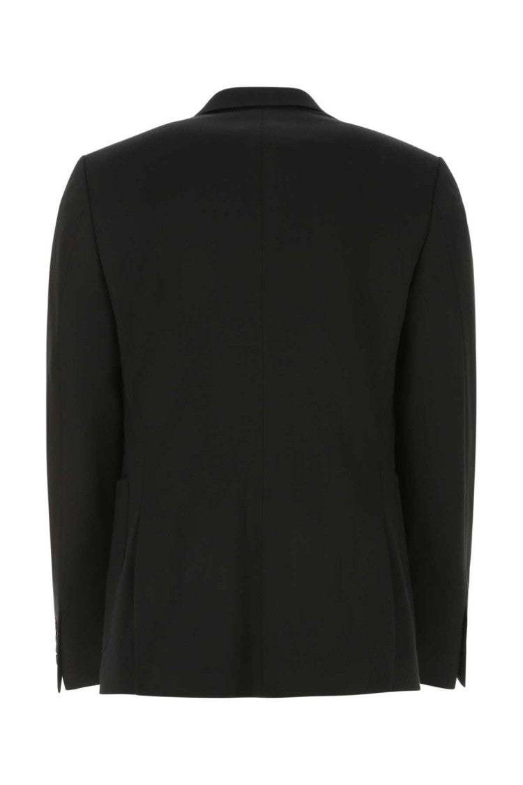 Dolce & Gabbana Black Stretch Viscose Blend Blazer