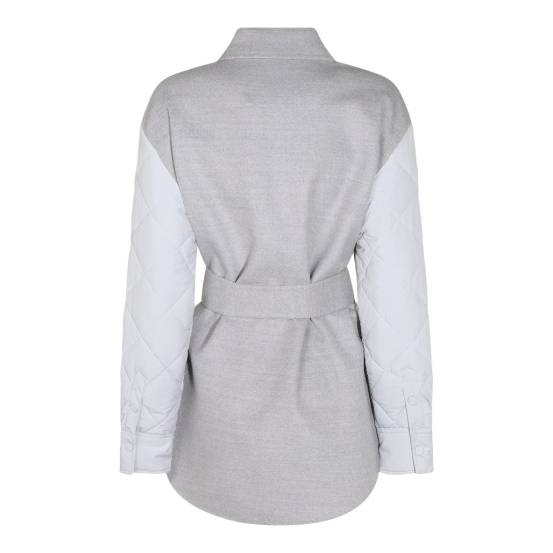 Fabiana Filippi Diamond Quilted Belted Coat
