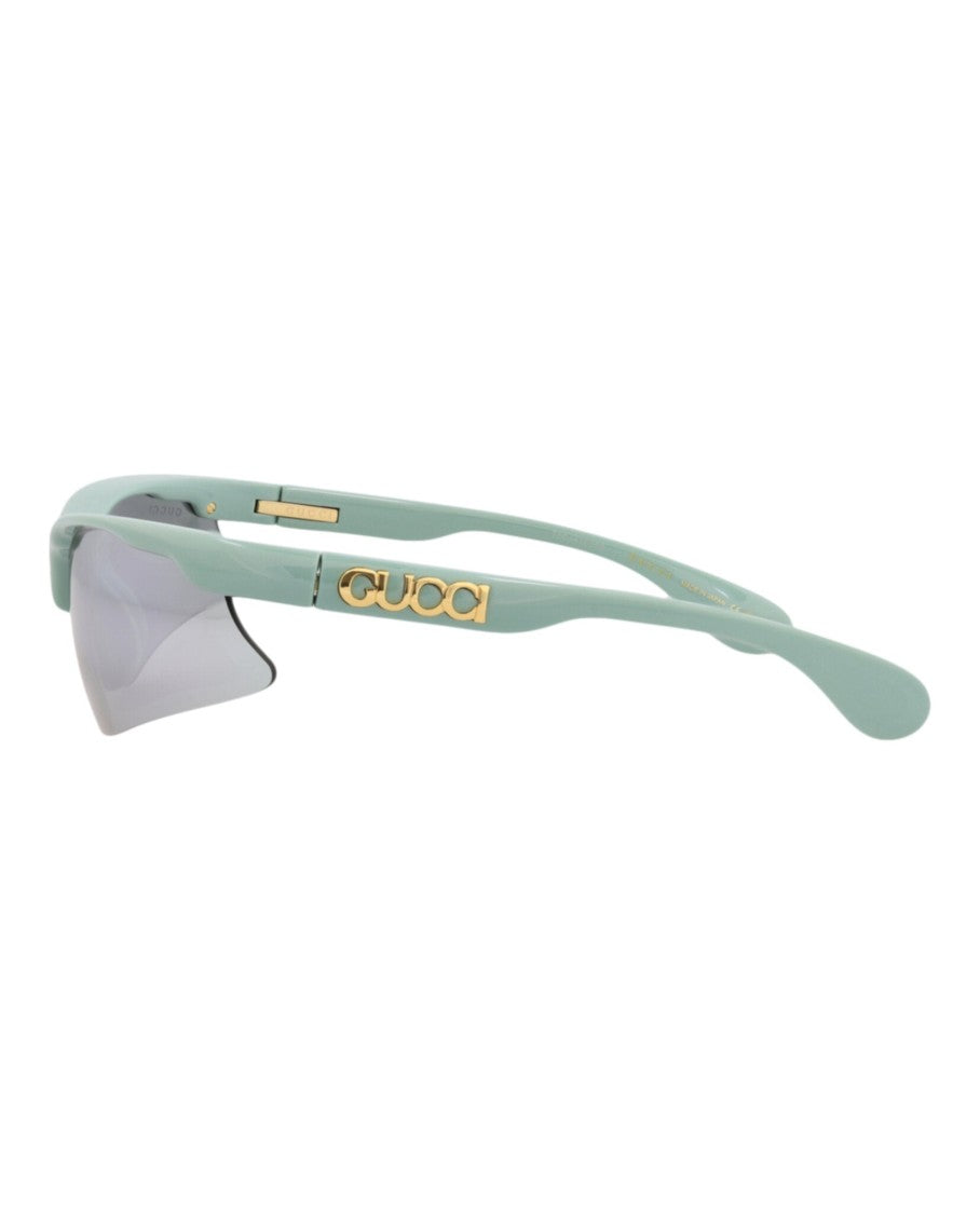 Gucci Shield-Frame Injection Sunglasses
