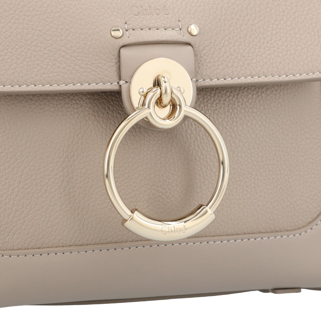 Chloé Mini Tess Day Bag In Grained & Soft Leather