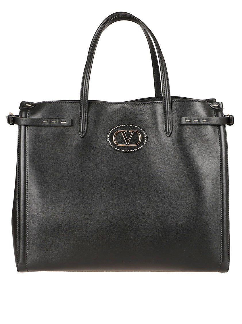 Valentino Garavani Structured Leather Shoulder Bag