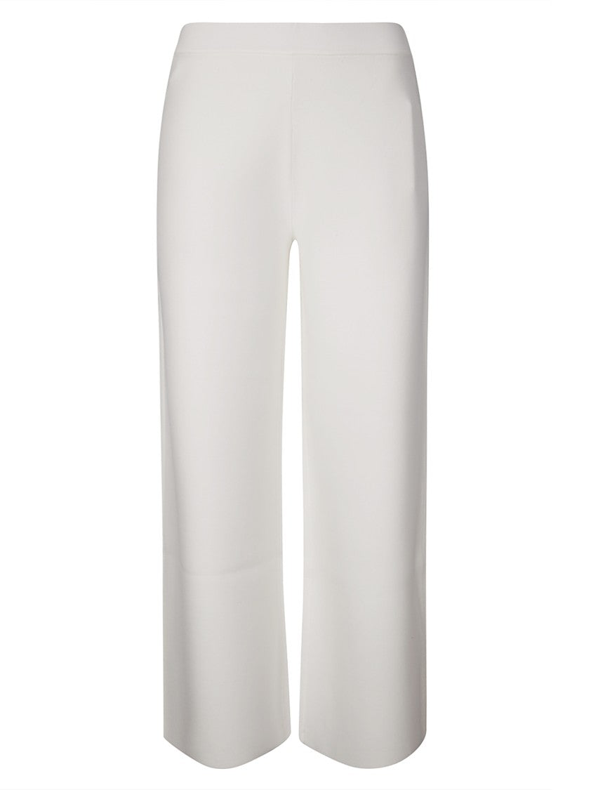 P.A.R.O.S.H. Wide-Leg Trousers In Stretch Fabric