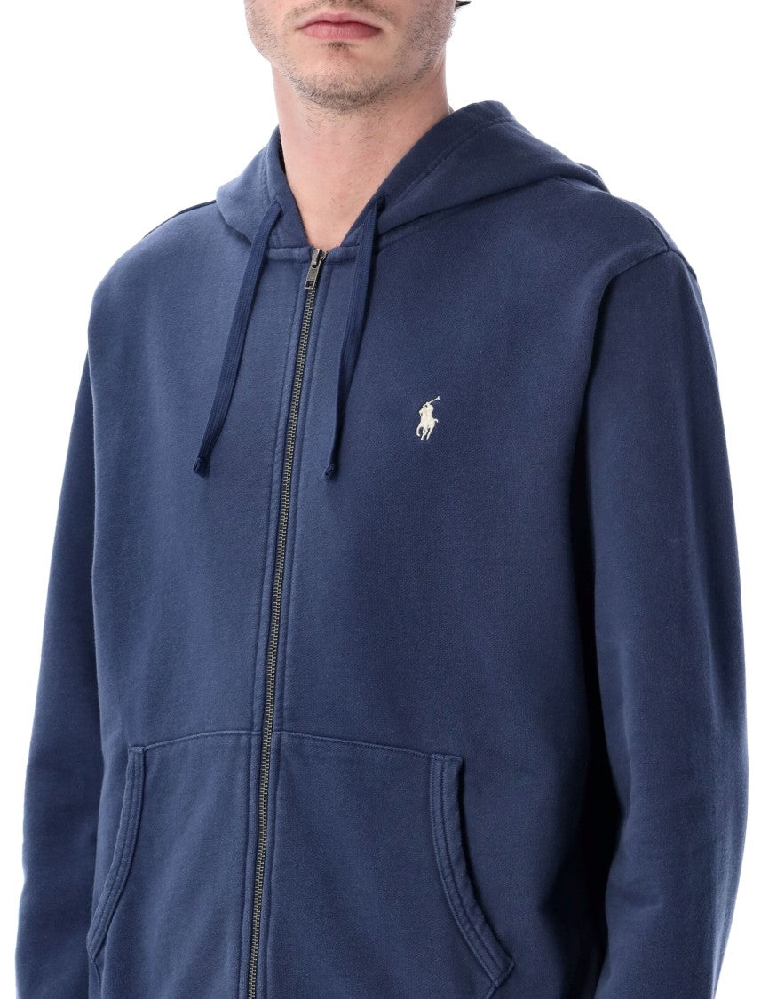 Polo Ralph Lauren Pony Embroidered Cotton Blend Hoodie